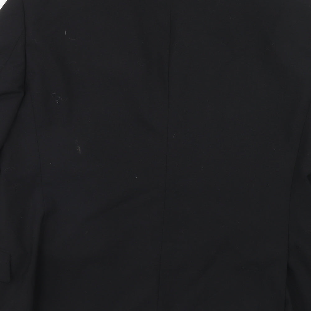 Taylor & Wright Mens Black Wool Jacket Blazer Size 42