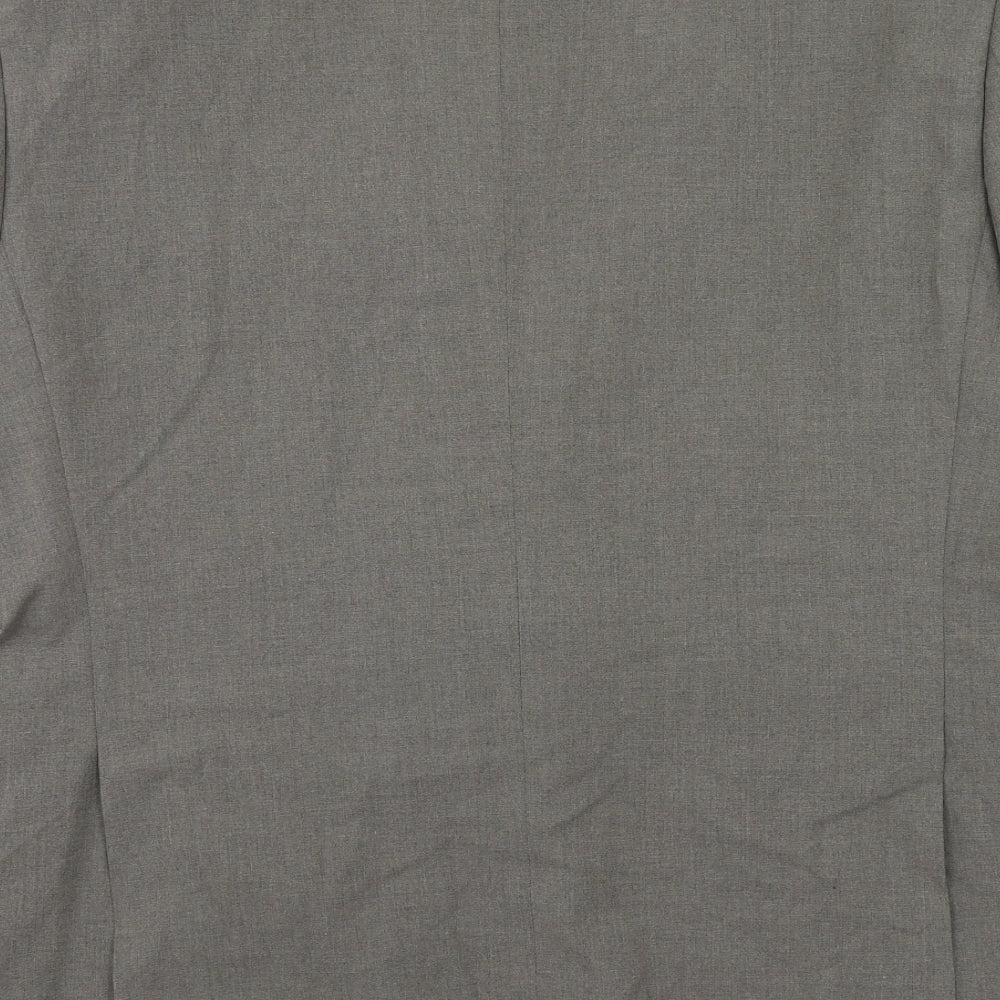 Marks & Spencer Mens Grey Polyester Jacket Blazer Size 42