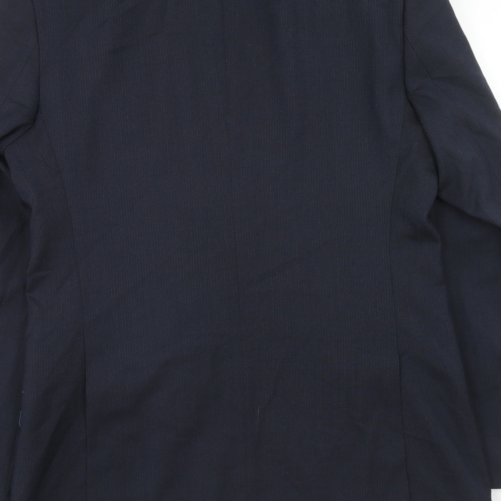 Marks & Spencer Mens Blue Wool Jacket Blazer Size 38