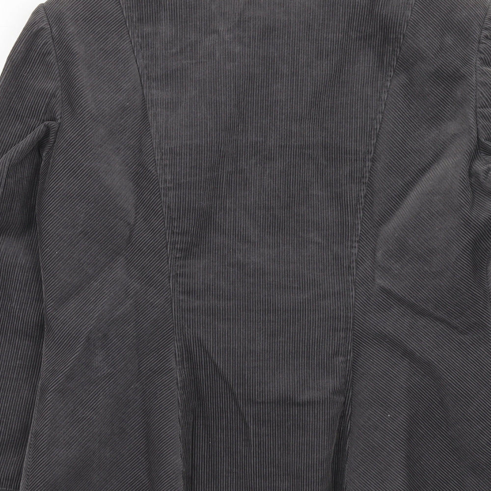 Per Una Womens Grey Jacket Size 10 Button