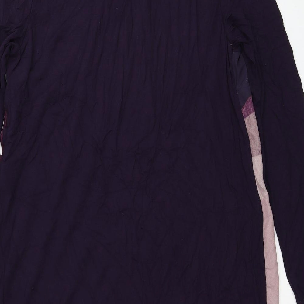 Phase Eight Womens Multicoloured Geometric Polyester Shift Size 12 Round Neck Pullover