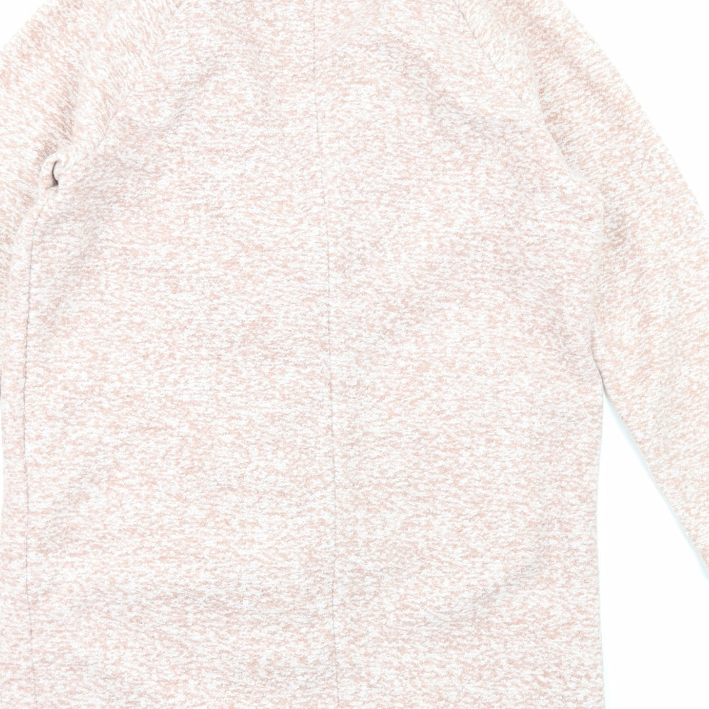 NEXT Womens Pink Overcoat Coat Size 8 Button