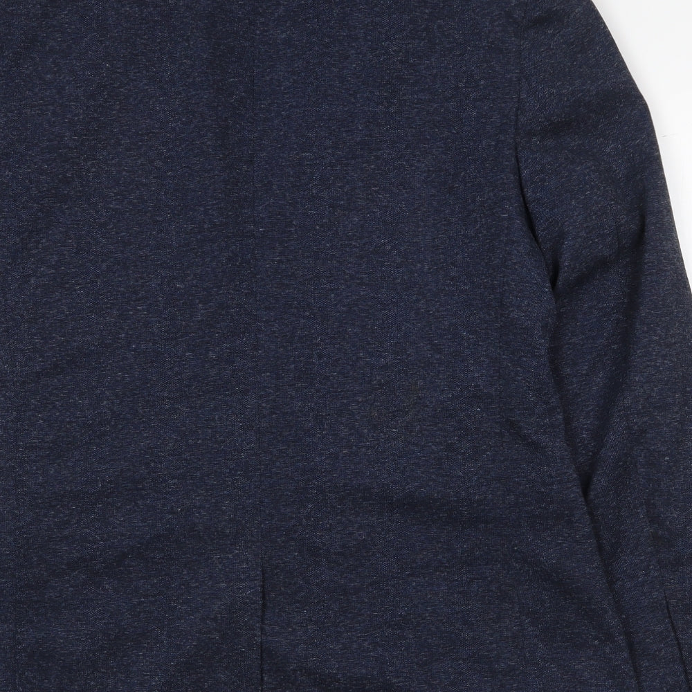 Burton Mens Blue Polyester Jacket Blazer Size M