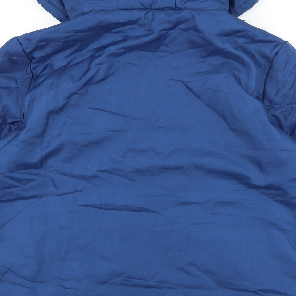 Anna De Lancay Womens Blue Jacket Size M Zip