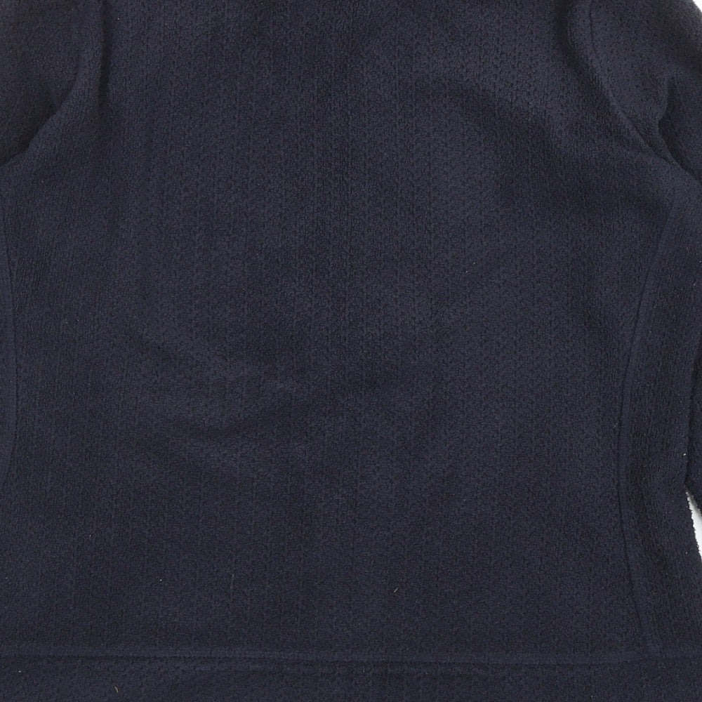 Marks & Spencer Womens Blue Jacket Size 10 Zip