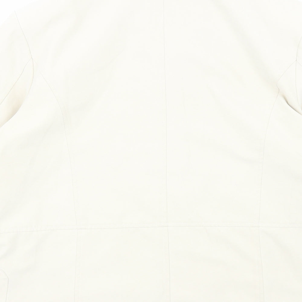 JBC Collection Womens Ivory Jacket Size 14 Zip