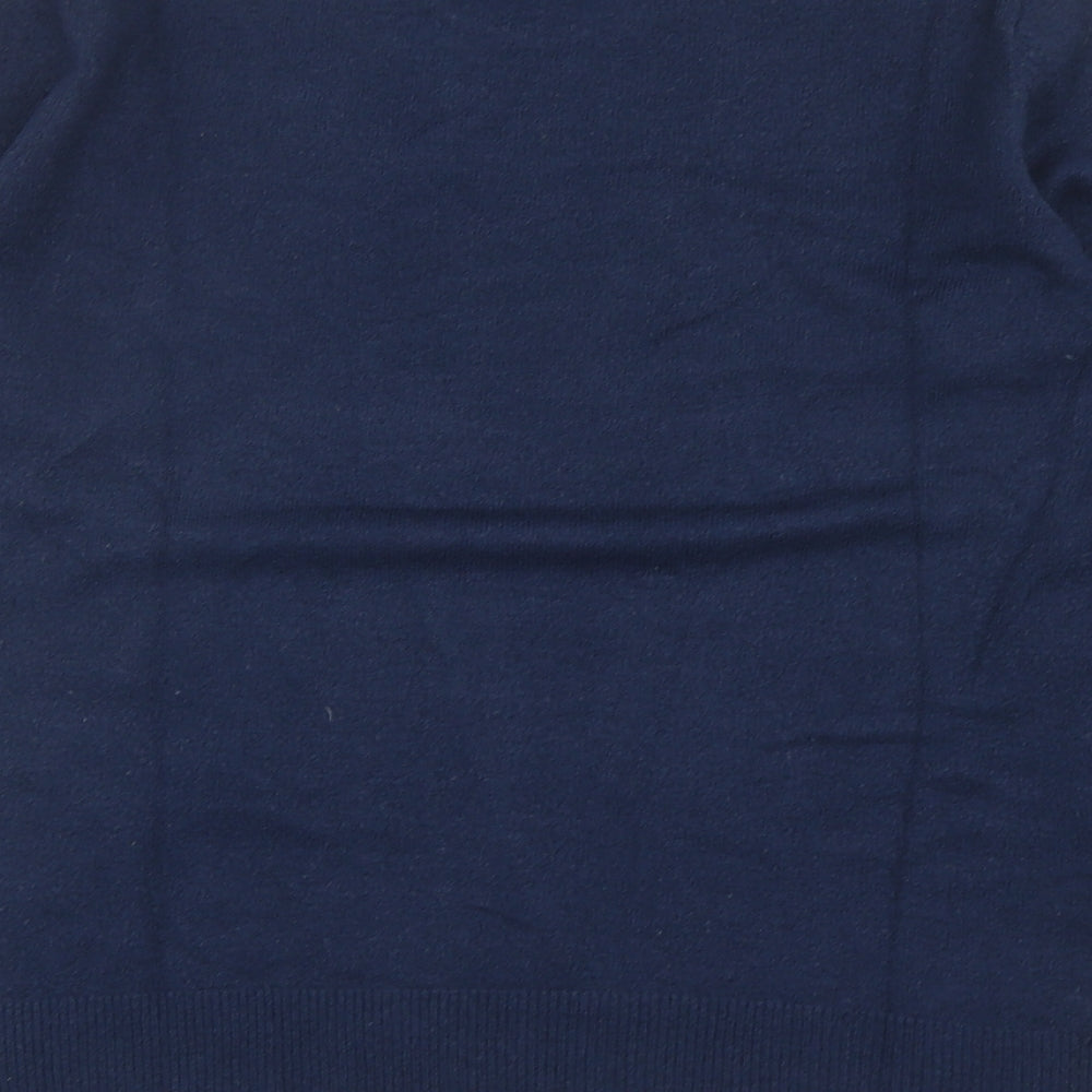 Atmosphere Womens Blue Roll Neck Viscose Pullover Jumper Size 12