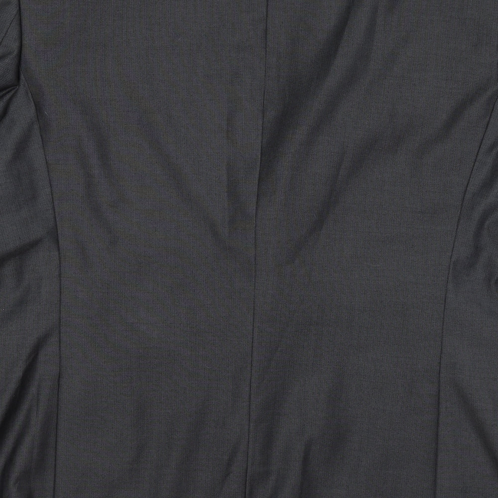 Jack Reid Mens Grey Wool Jacket Blazer Size 44