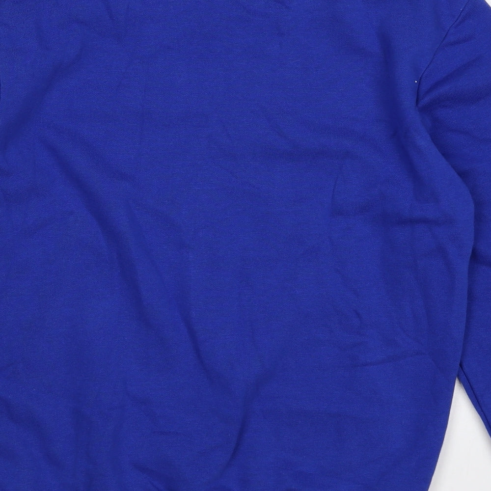 George Girls Blue Polyester Pullover Sweatshirt Size 8-9 Years Pullover