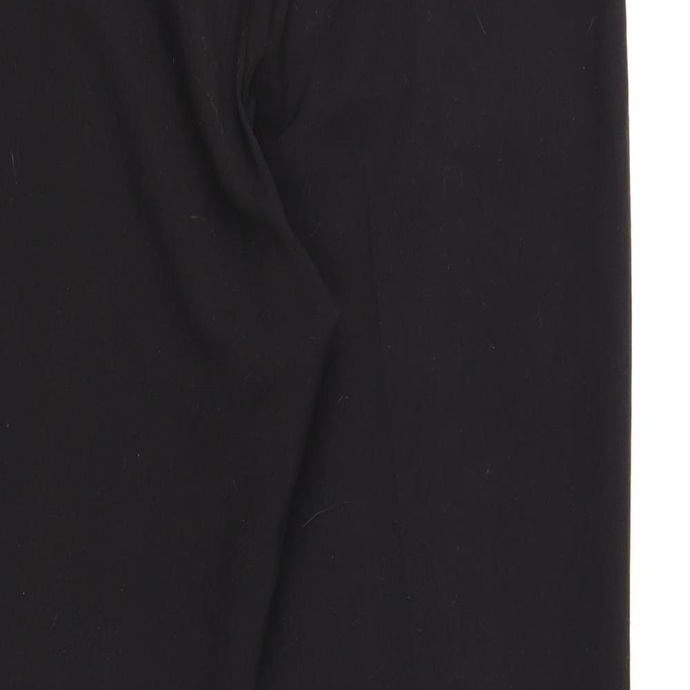 Bonmarché Womens Black Polyester Trousers Size 14 Regular