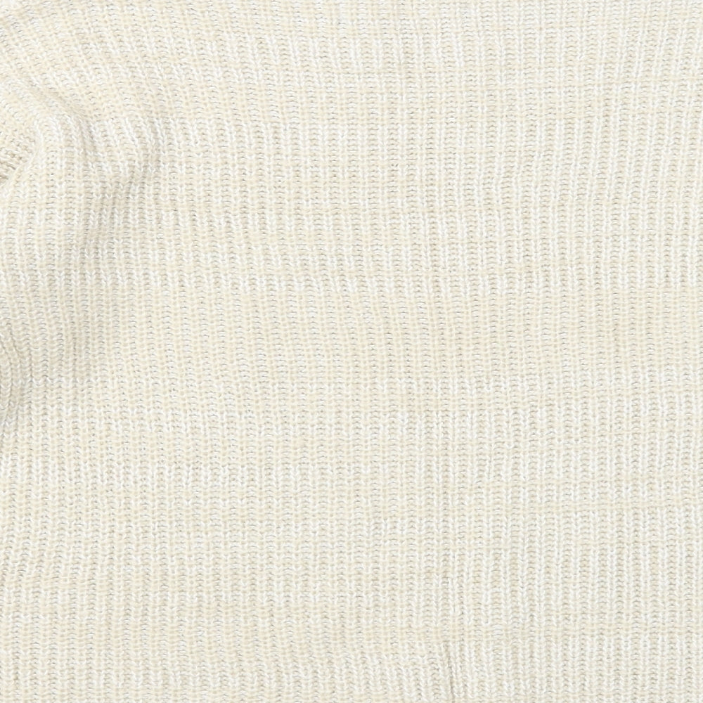 Atmosphere Womens Beige Roll Neck Acrylic Pullover Jumper Size 8