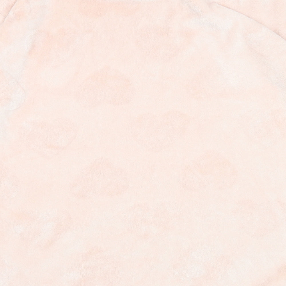 H&M Womens Pink Round Neck Polyester Pullover Jumper Size M