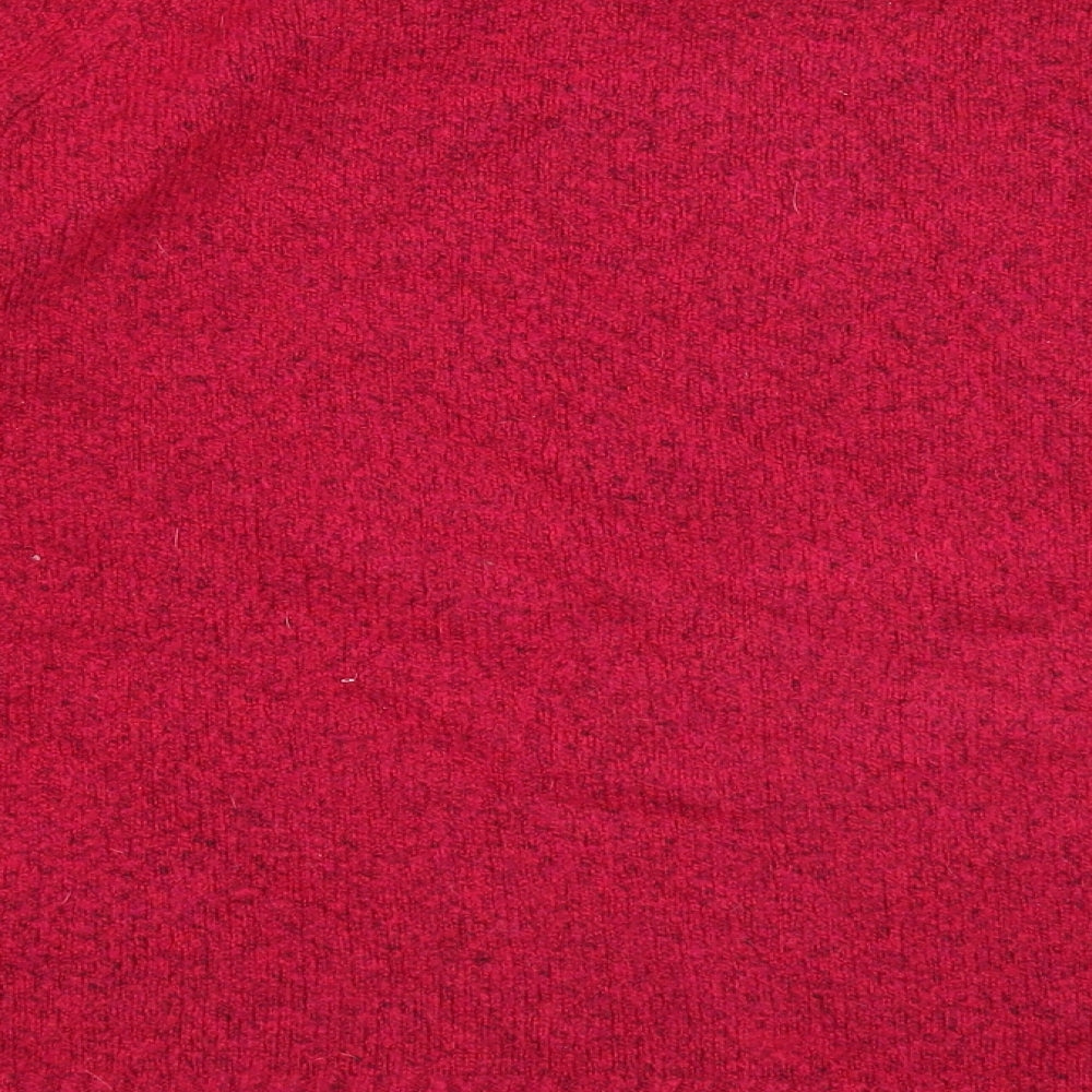 Marks & Spencer Womens Pink Scoop Neck Acrylic Pullover Jumper Size M