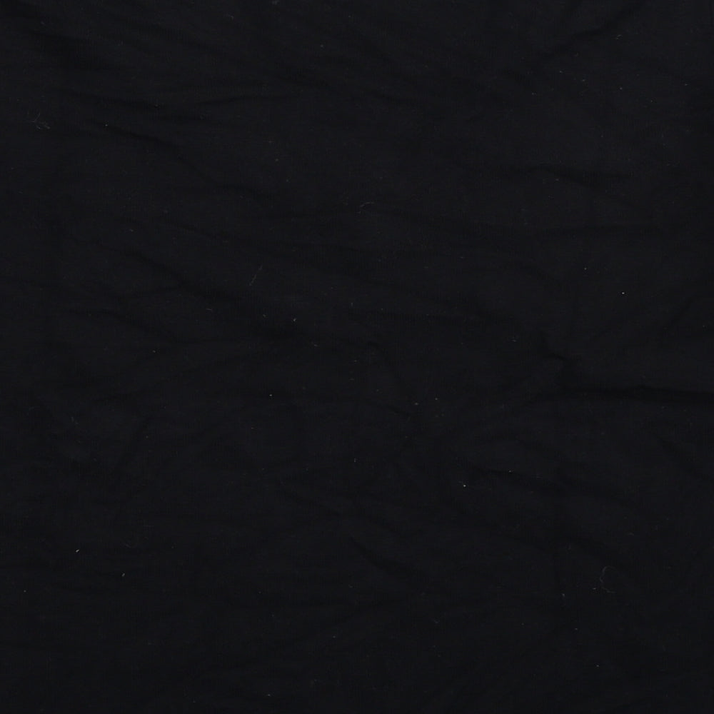 Monsoon Womens Black V-Neck Viscose Pullover Jumper Size 12