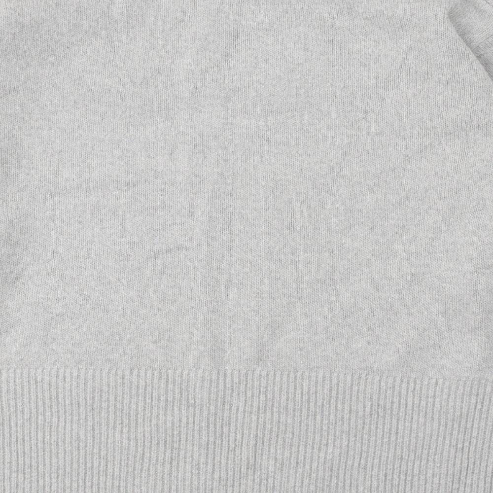 H&M Womens Grey Roll Neck Polyester Pullover Jumper Size S