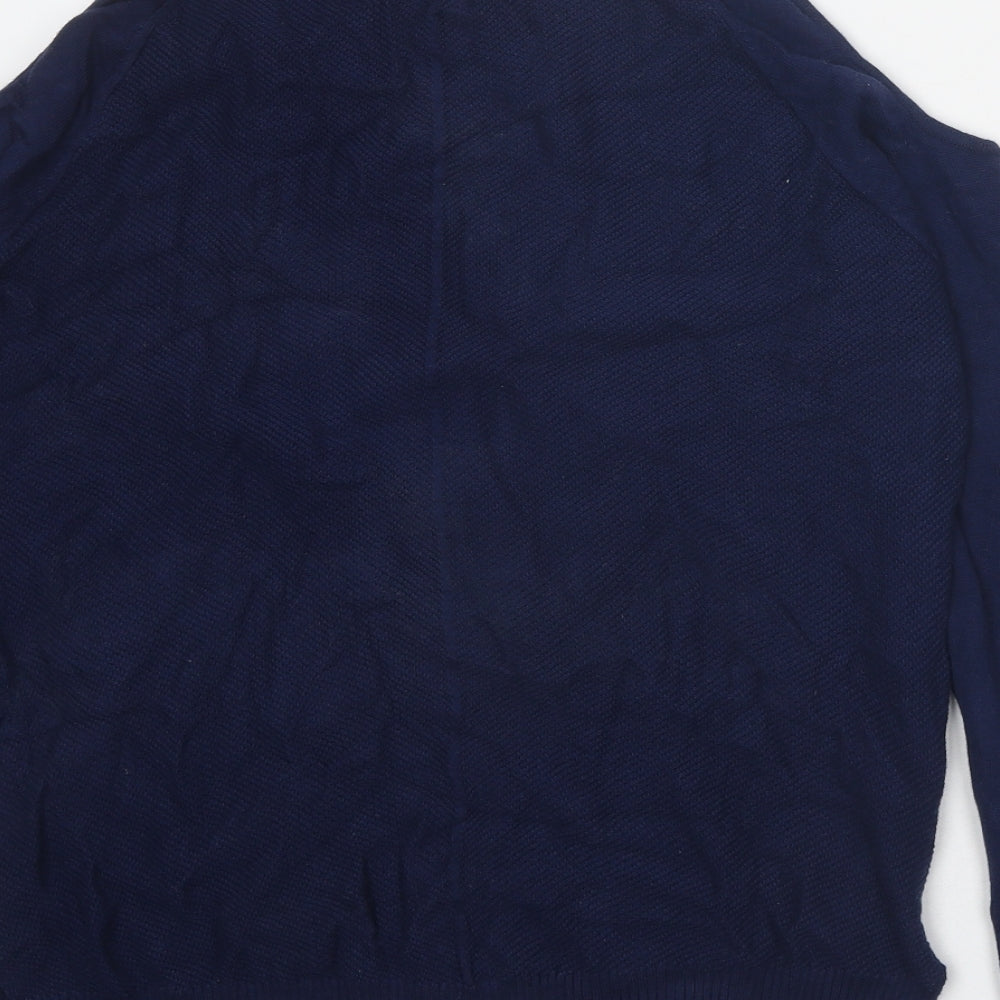Maison de Nimes Womens Blue Round Neck 100% Cotton Pullover Jumper Size S