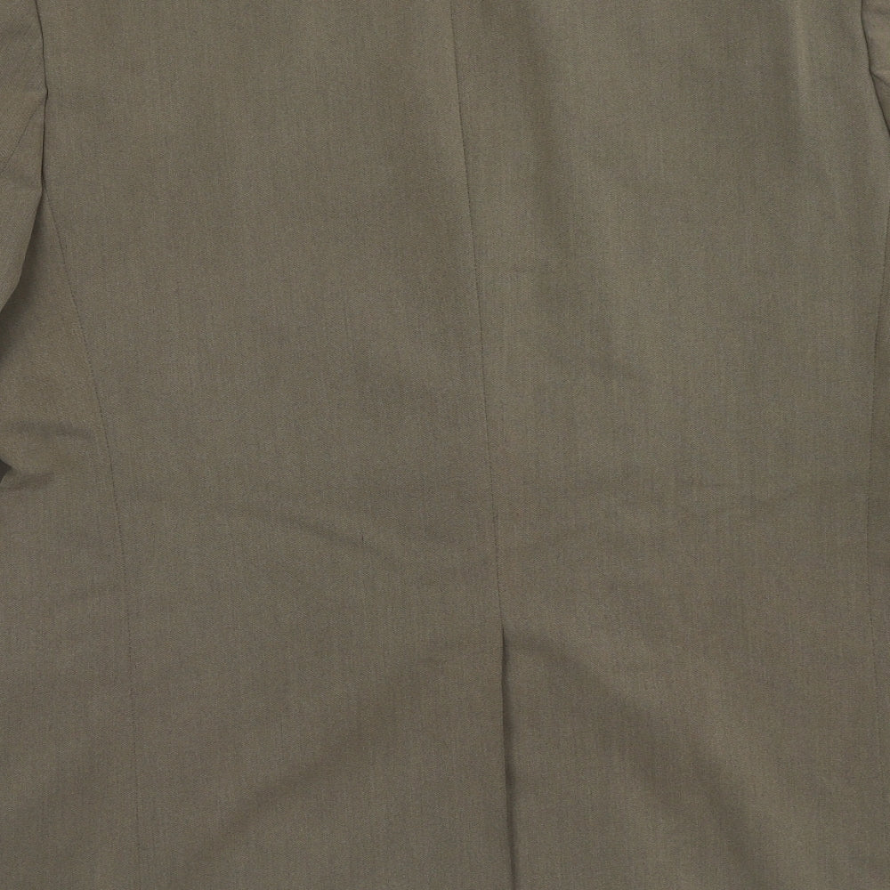 NEXT Mens Brown Polyester Jacket Blazer Size 42