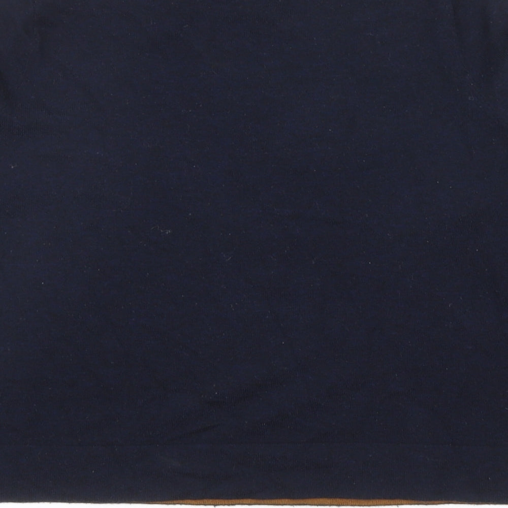 Topshop Womens Blue Round Neck Polyester Pullover Jumper Size 10