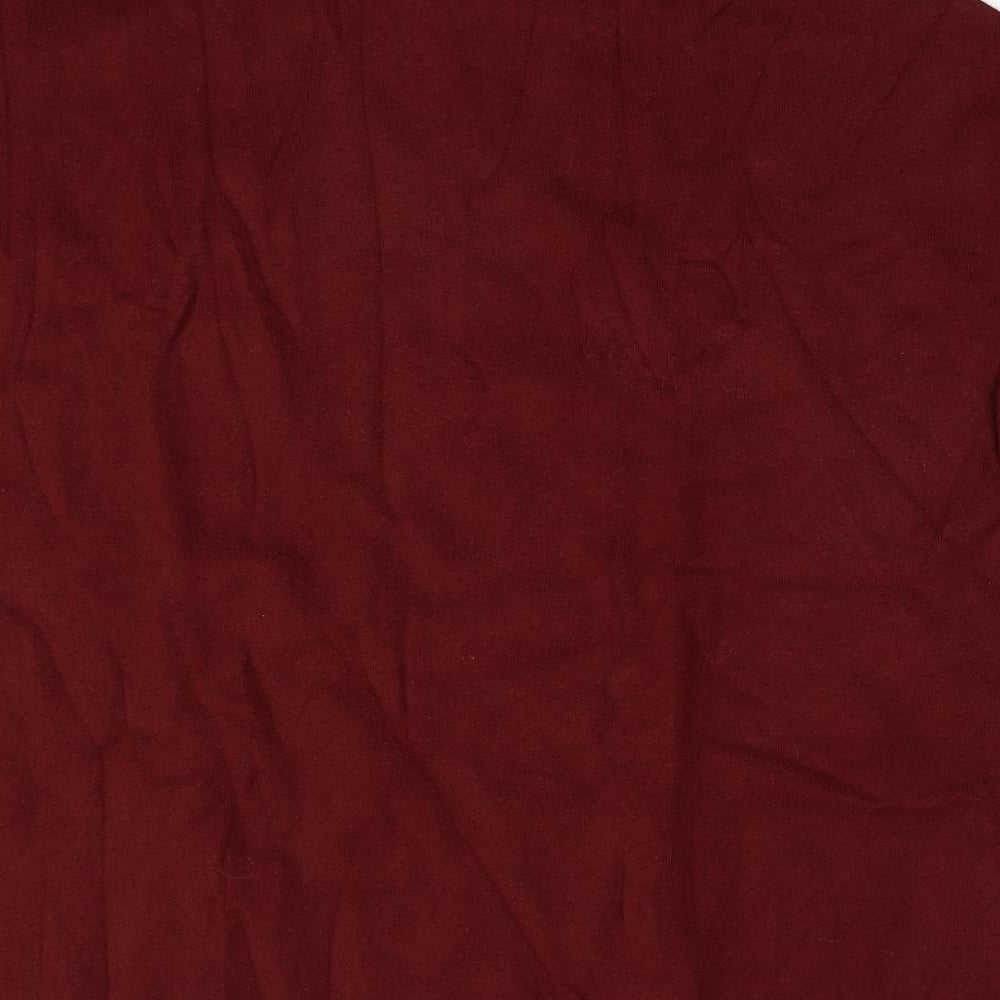 Mastina Womens Red High Neck Rayon Pullover Jumper One Size