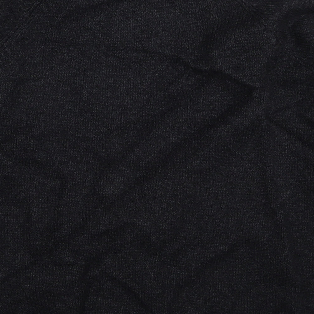 Betty Barclay Womens Black Round Neck Acrylic Pullover Jumper Size 20