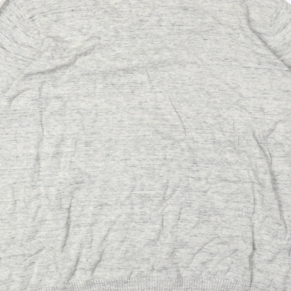 Cedarwood State Mens Beige Round Neck Cotton Pullover Jumper Size XL