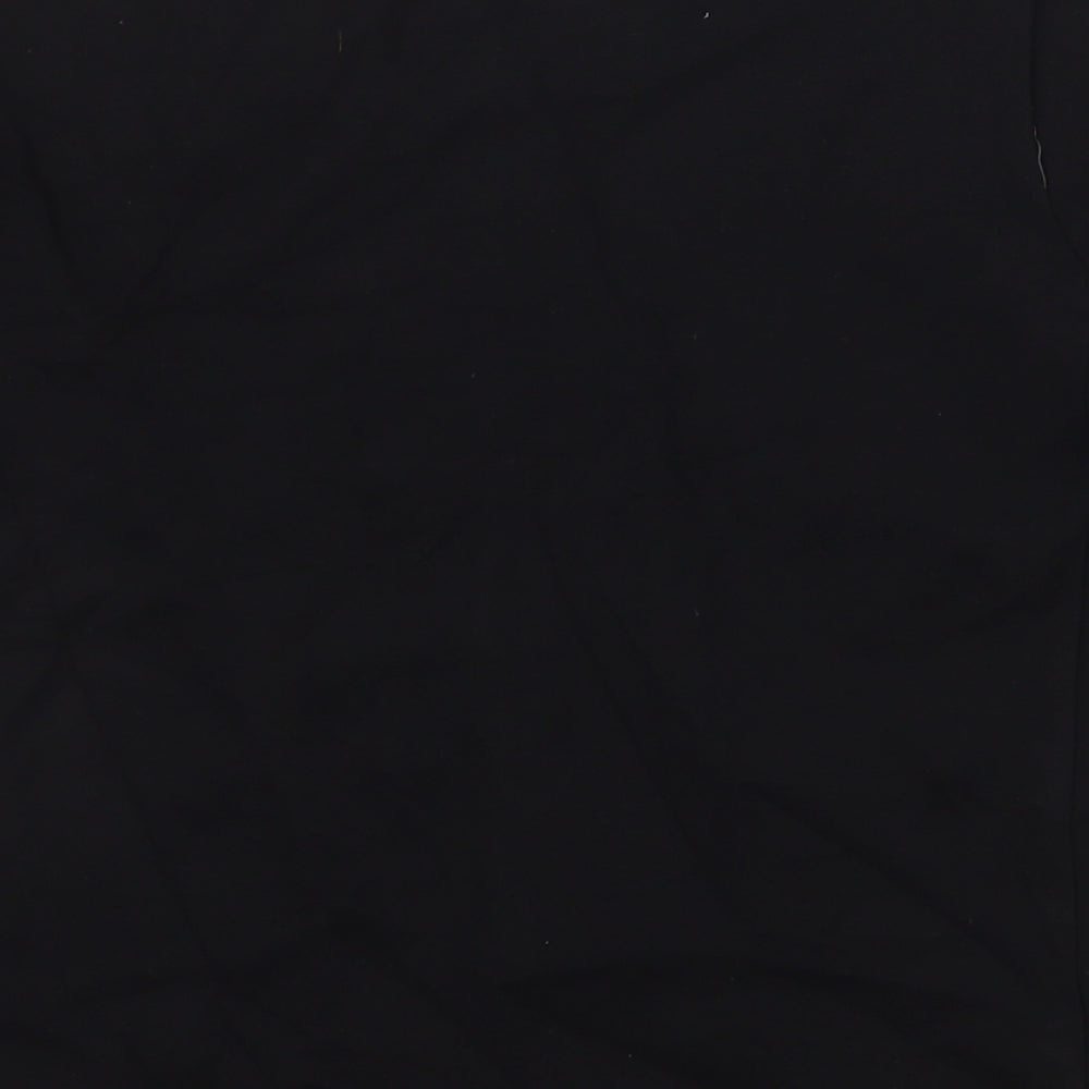 Baukjen Womens Black Viscose Basic T-Shirt Size 12 Square Neck