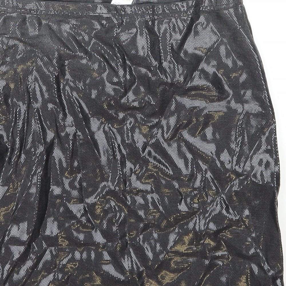Knickerbox Womens Black Elastane Straight & Pencil Skirt Size 12