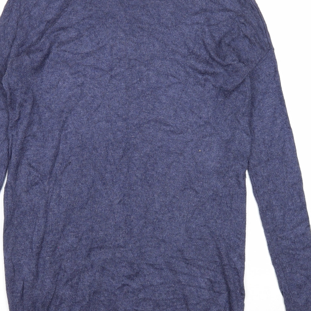 Atmosphere Womens Blue Round Neck Viscose Pullover Jumper Size 6