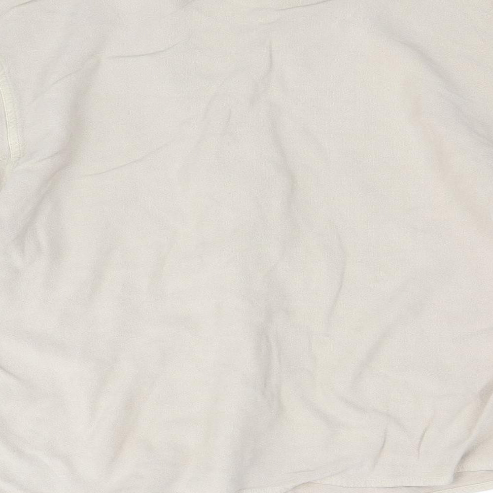 Off Shoot Womens Brown Viscose Basic Button-Up Size S Collared - Size S-M