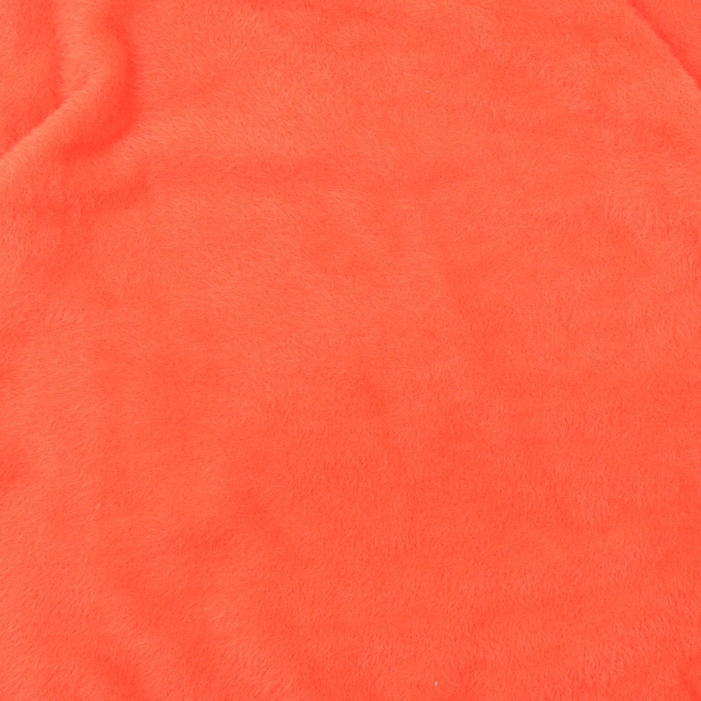 Wallis Womens Red V-Neck Polyamide Pullover Jumper Size S