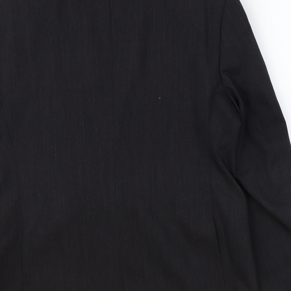 Marks & Spencer Mens Grey Wool Jacket Blazer Size 40 Regular