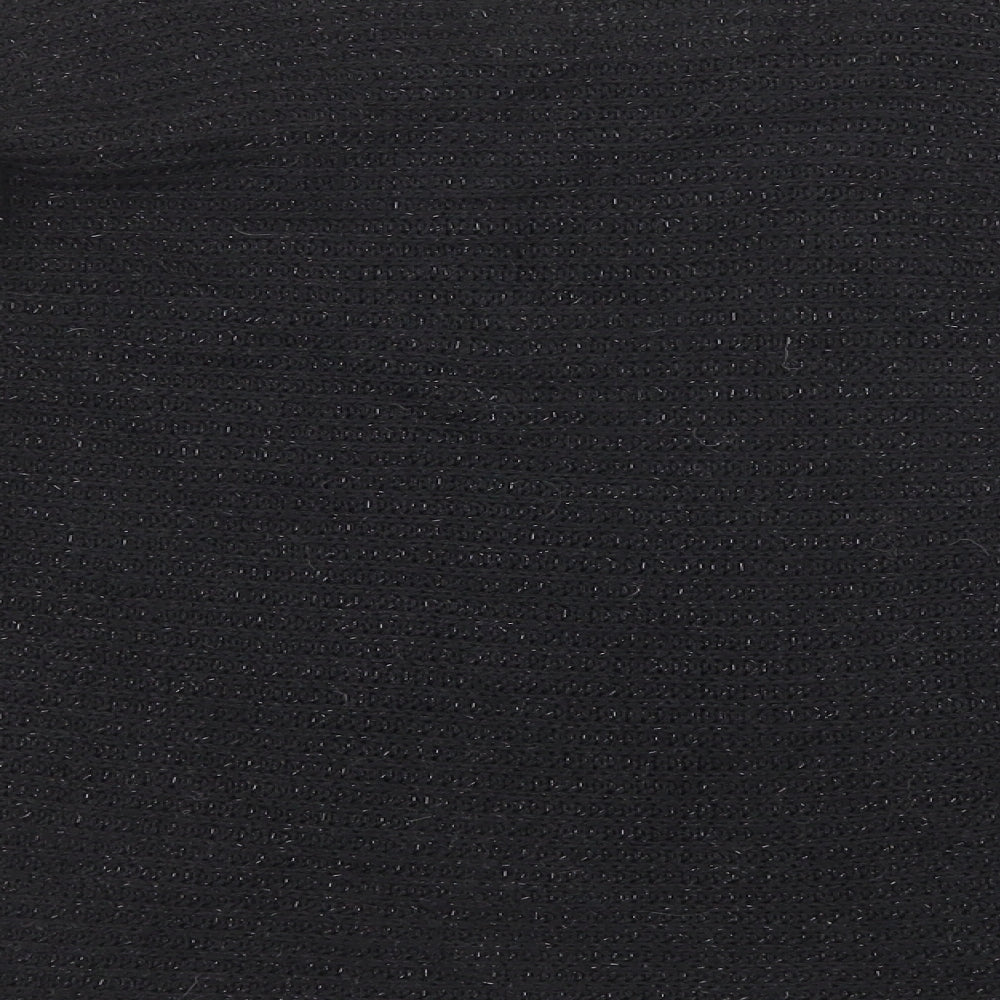 Preworn Womens Black Round Neck Acrylic Pullover Jumper Size M