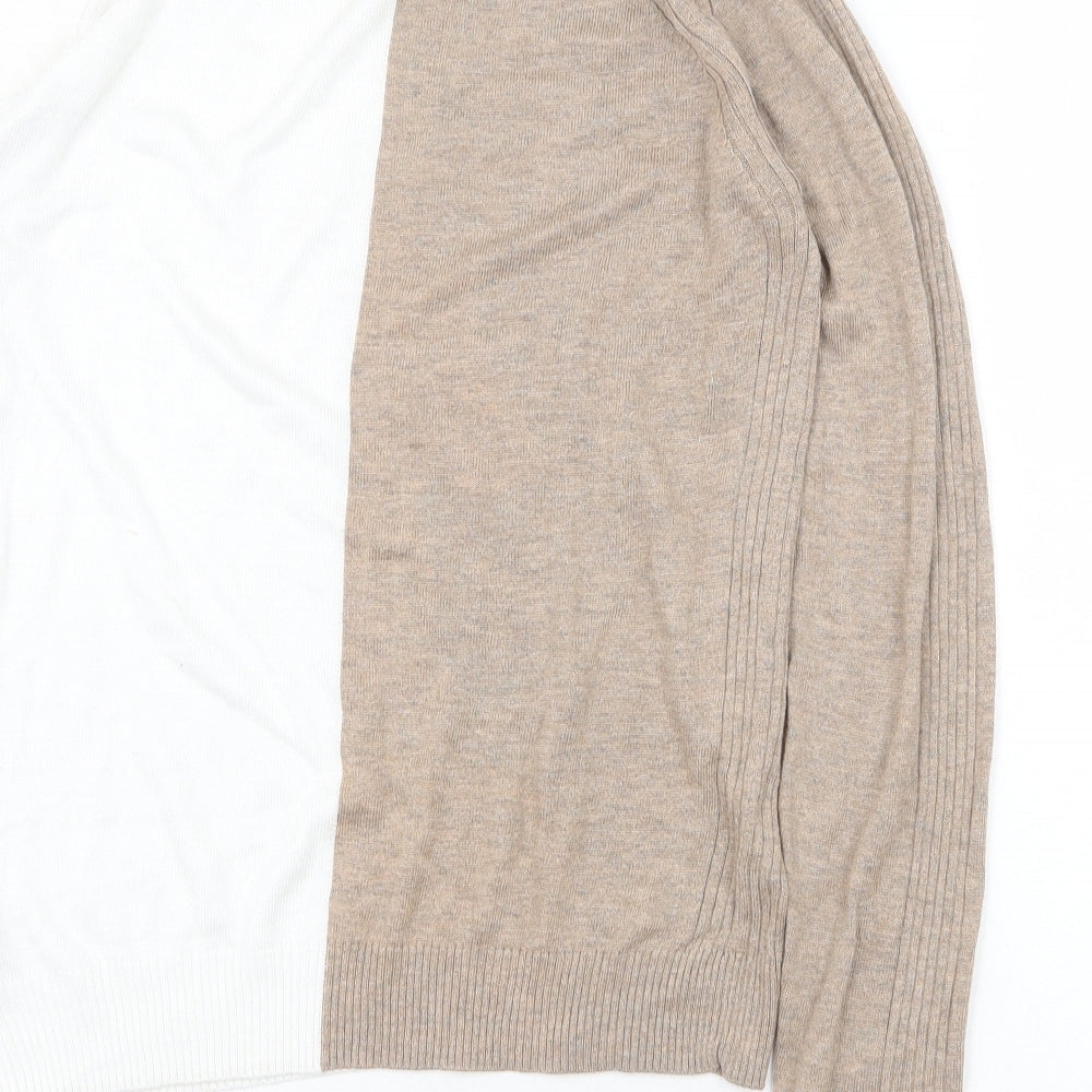 NEXT Womens Multicoloured Round Neck Polyester Pullover Jumper Size XS