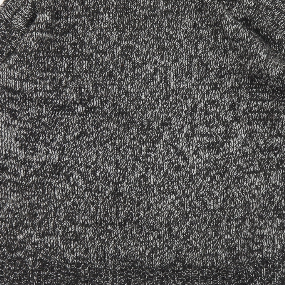 New Look Womens Grey Scoop Neck Acrylic Pullover Jumper Size S