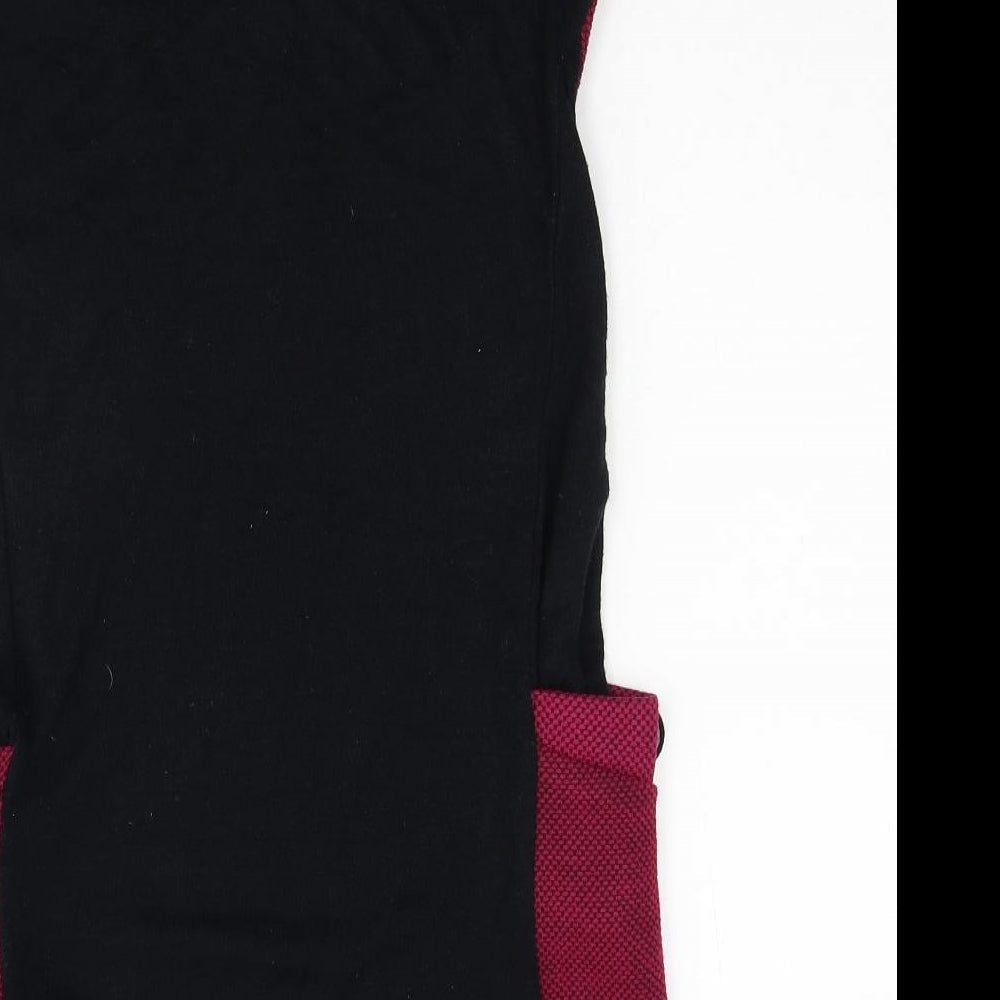 CULTURE Womens Pink Acrylic A-Line Size 10 Round Neck Pullover
