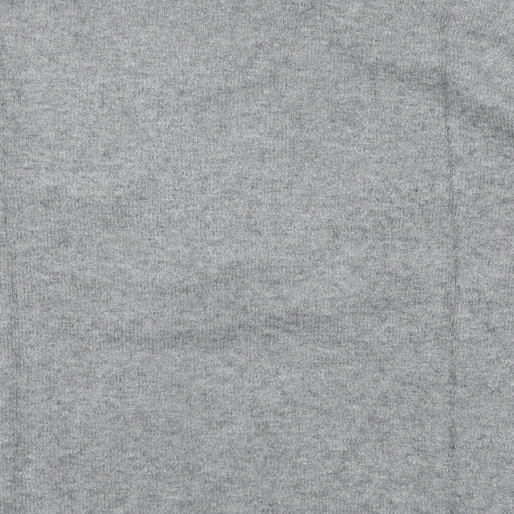 Preworn Womens Grey Round Neck Viscose Pullover Jumper Size M - Star
