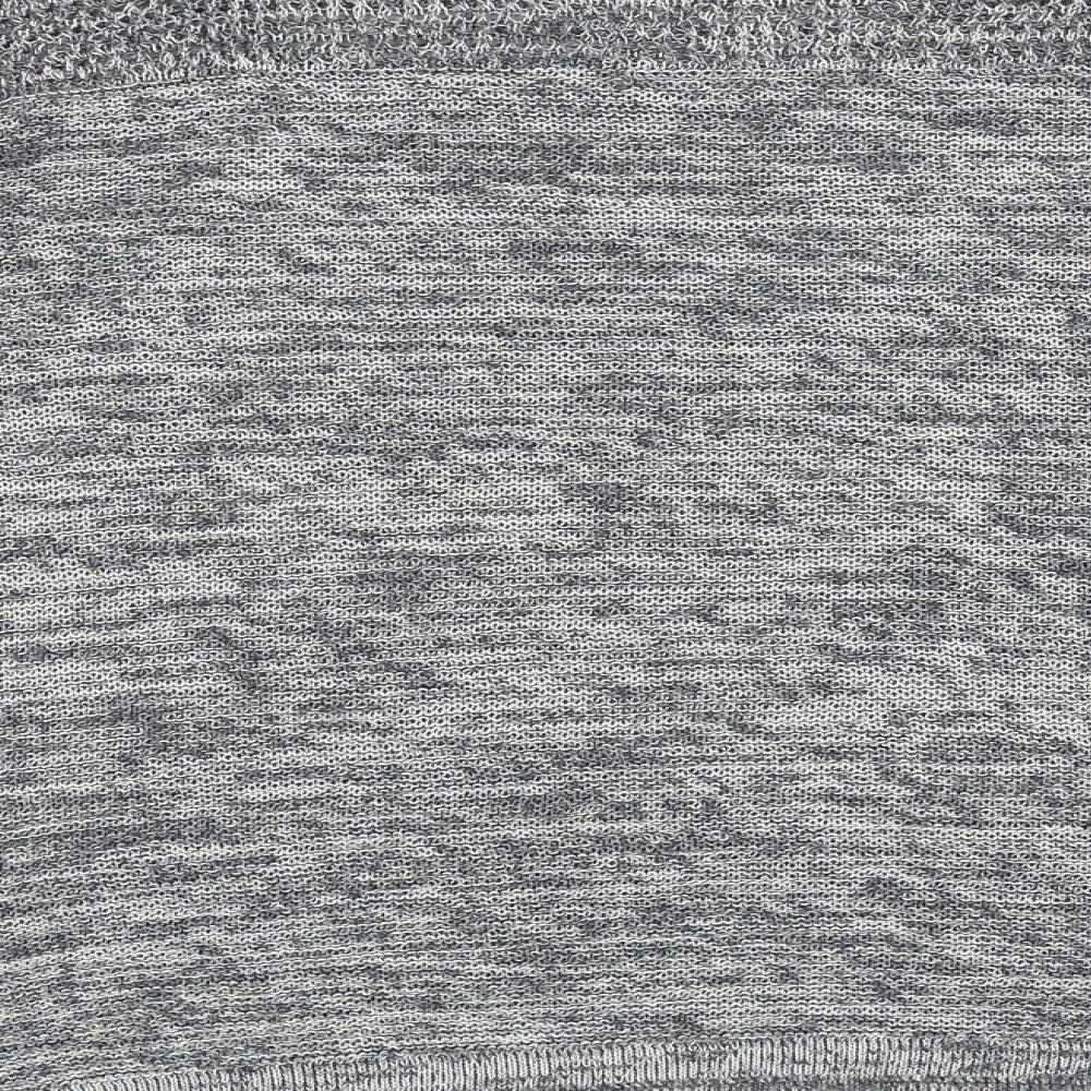 Wallis Womens Grey Round Neck Polyester Pullover Jumper Size M