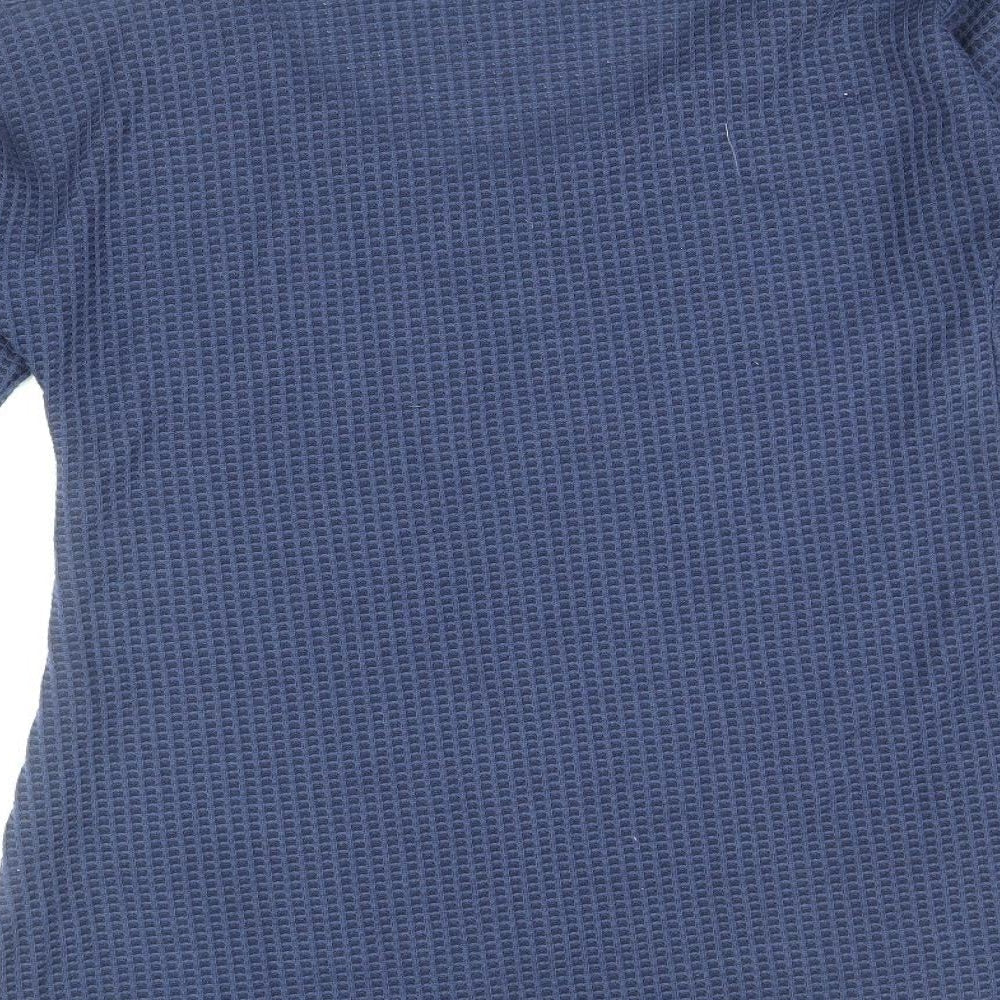 Yoins Womens Blue Polyester Basic Tank Size S V-Neck - Colour Block