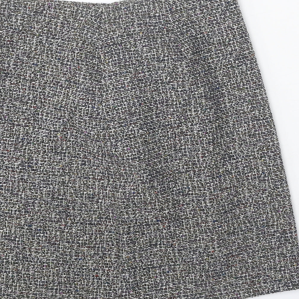 Preworn Womens Grey Polyester Straight & Pencil Skirt Size 27 in