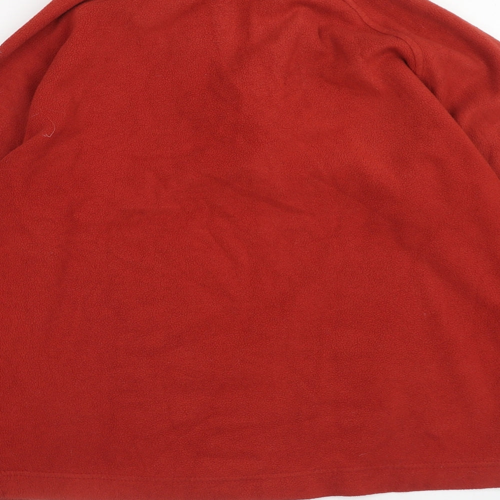 Hawkshead Mens Red Polyester Pullover Sweatshirt Size S