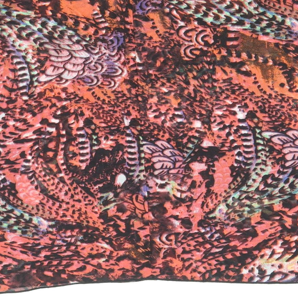 Peacocks Womens Multicoloured Geometric Polyester Basic Blouse Size S Boat Neck