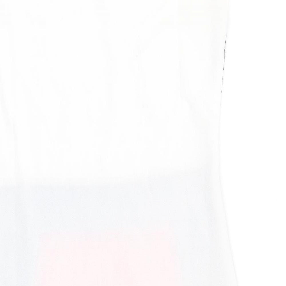 Indulgence Womens Pink Colourblock Polyester Pencil Dress Size S Boat Neck Pullover - Lace Detail