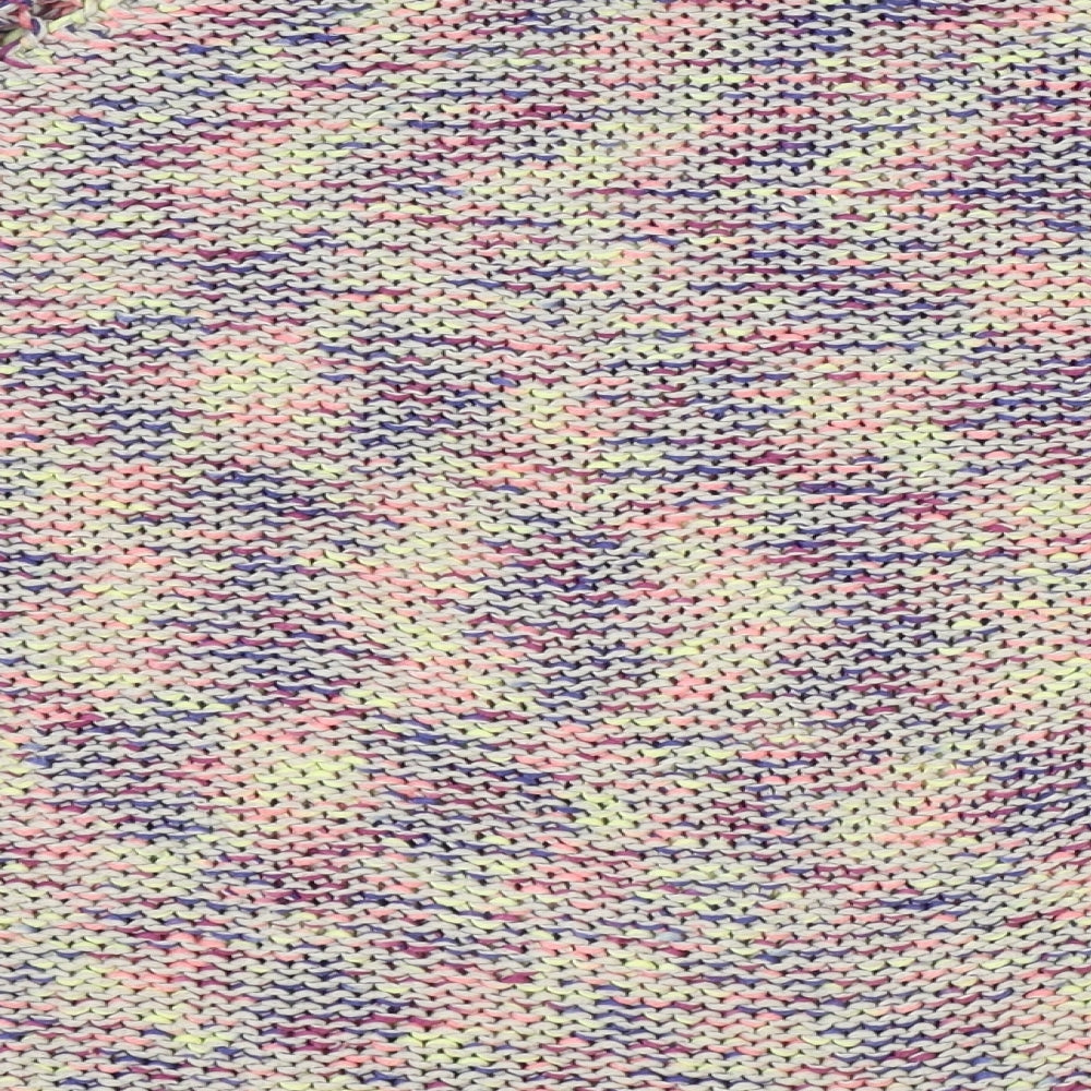 Indigo Womens Multicoloured Boat Neck Acrylic Pullover Jumper Size 18