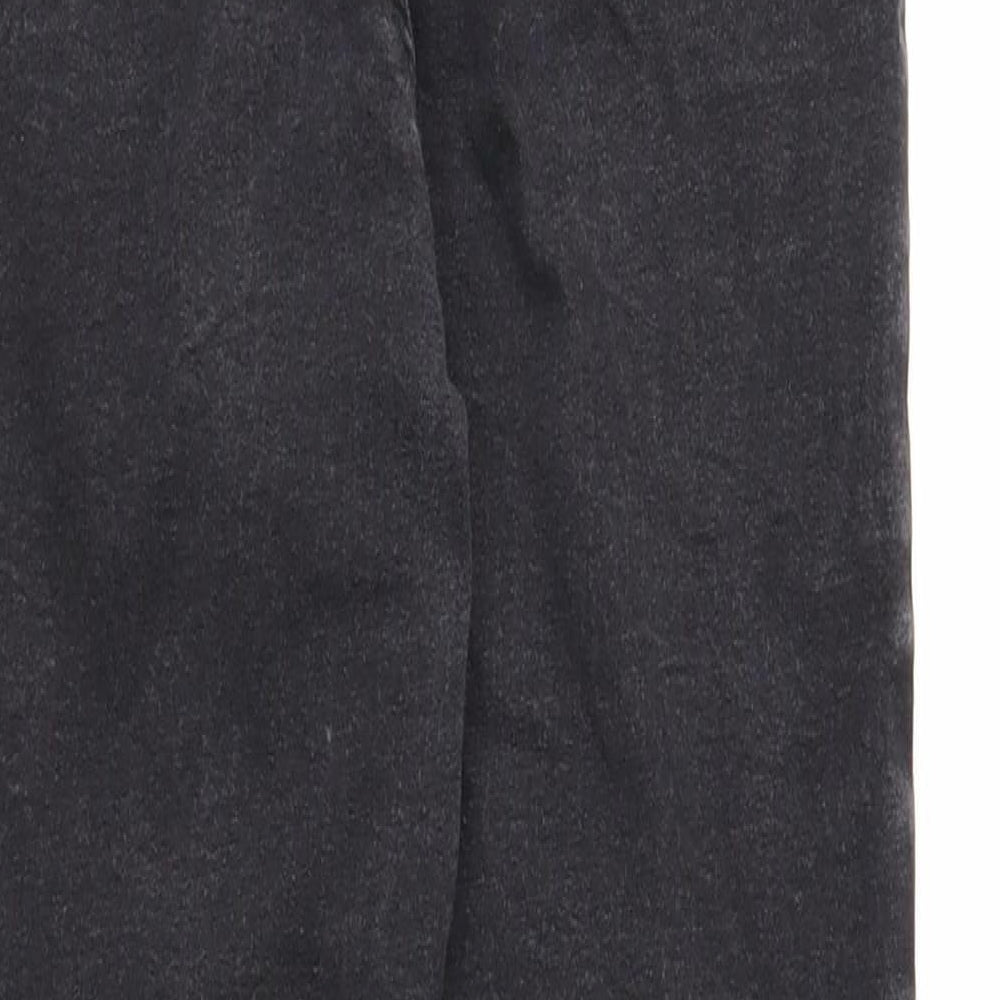 Denim & Co. Womens Black Cotton Skinny Jeans Size 14 Regular Zip