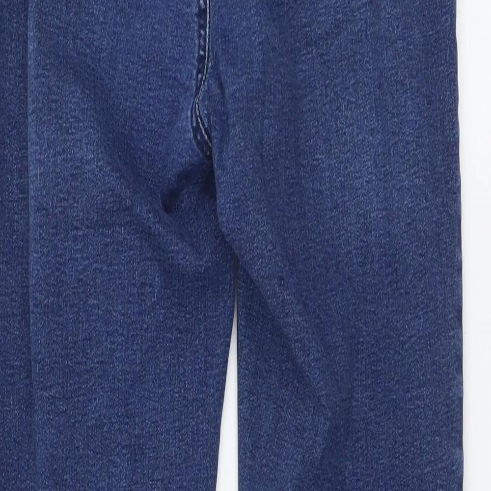 SHEIN Womens Blue Cotton Skinny Jeans Size M L25 in Regular Button