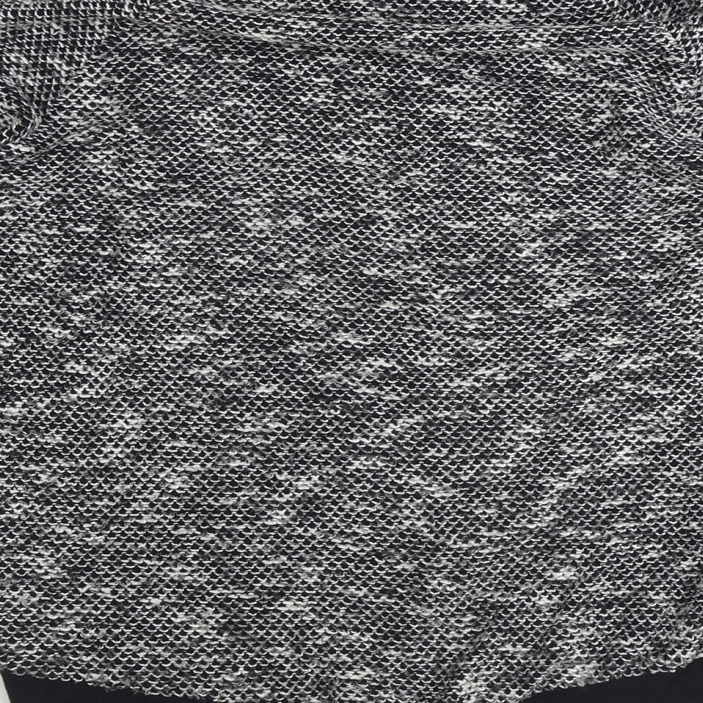 Topshop Womens Black Scoop Neck Polyester Pullover Jumper Size 6
