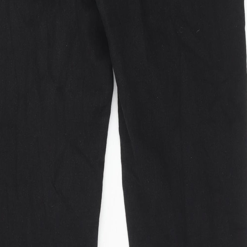 Jones New York Womens Black Cotton Skinny Jeans Size 10 Regular Zip