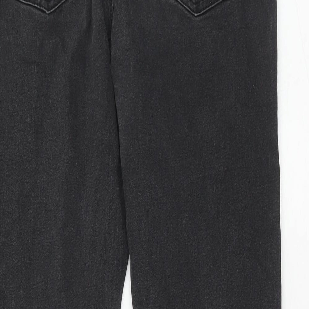 Marks & Spencer Womens Black Cotton Jegging Jeans Size 30 in Regular