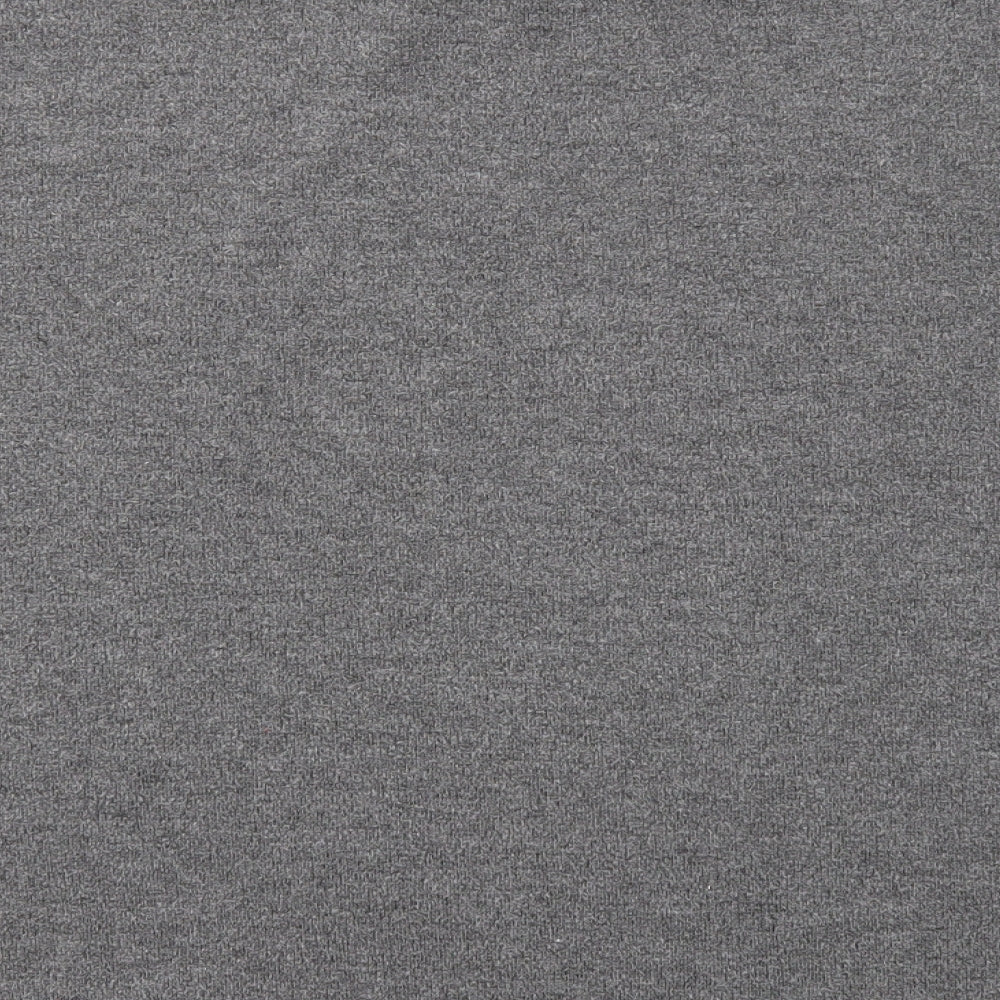 Preworn Womens Grey Round Neck Cotton Pullover Jumper Size M