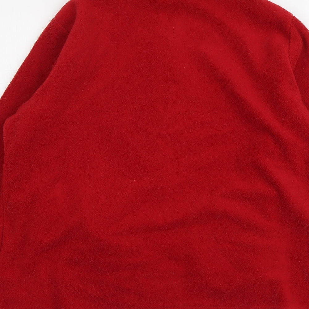 Isle Womens Red Jacket Size 10 Zip